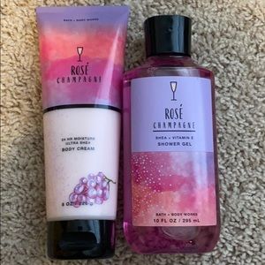 Rose Champagne Body Wash & Body Cream
